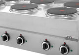 Elektroherd - 1100x650x320 mm - 15,6 kW - Gastro-Bedarf24 GmbH
