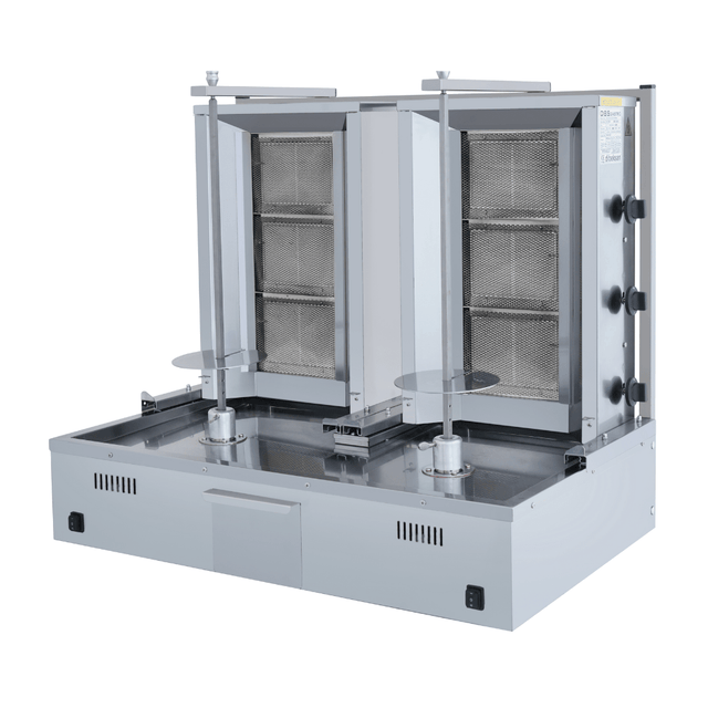 Gas Dönergrill - 3+3 Brenner - max. 40+40 kg - Gastro - Bedarf24