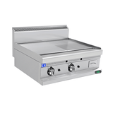 Gas - Grillplatte 700 - 7 kW - Glatt - Gastro - Bedarf24