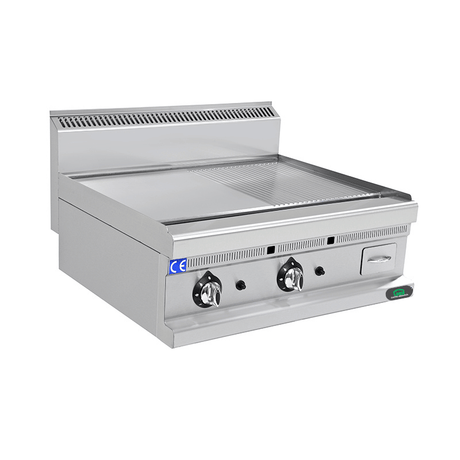 Gas - Grillplatte 700 - 7 kW - Glatt - Gastro - Bedarf24