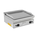 Gas-Grillplatte - 800x700x300 mm - glatt - 13 kW - Gastro-Bedarf24 GmbH
