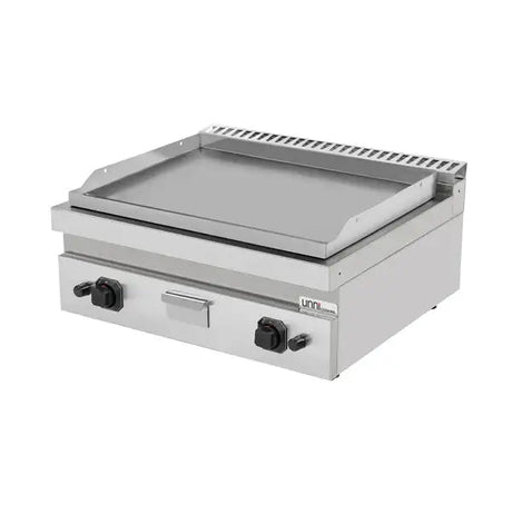 Gas-Grillplatte - 800x700x300 mm - glatt - 13 kW - Gastro-Bedarf24 GmbH