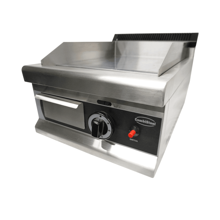Gas-Grillplatte - Chrom - 400x575x365 mm - 3 kW - Gastro-Bedarf24 GmbH