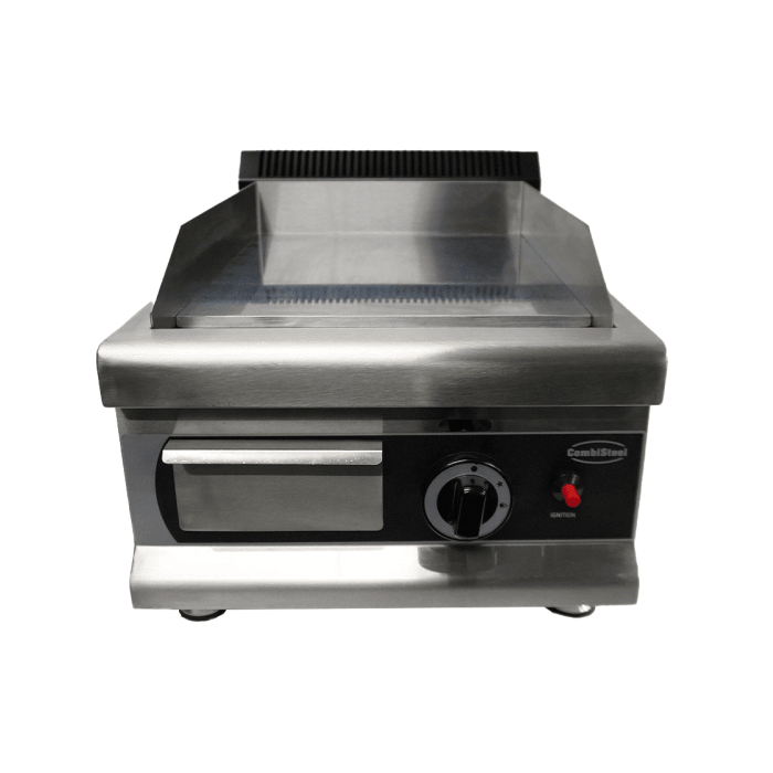Gas-Grillplatte - Chrom - 400x575x365 mm - 3 kW - Gastro-Bedarf24 GmbH