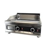 Gas-Grillplatte - Chrom - Propan - 650x575x365 mm - 6 kW - Gastro-Bedarf24 GmbH