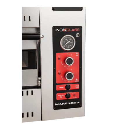 Gas Pizzaofen Analog - 4 + 4 x 30 cm - Gastro-Bedarf24 GmbH
