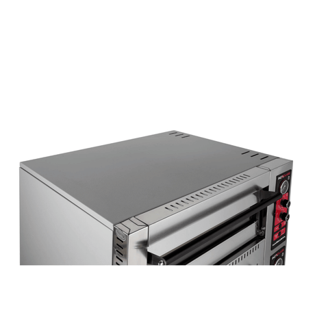 Gas Pizzaofen Analog - 4 + 4 x 30 cm - Gastro-Bedarf24 GmbH