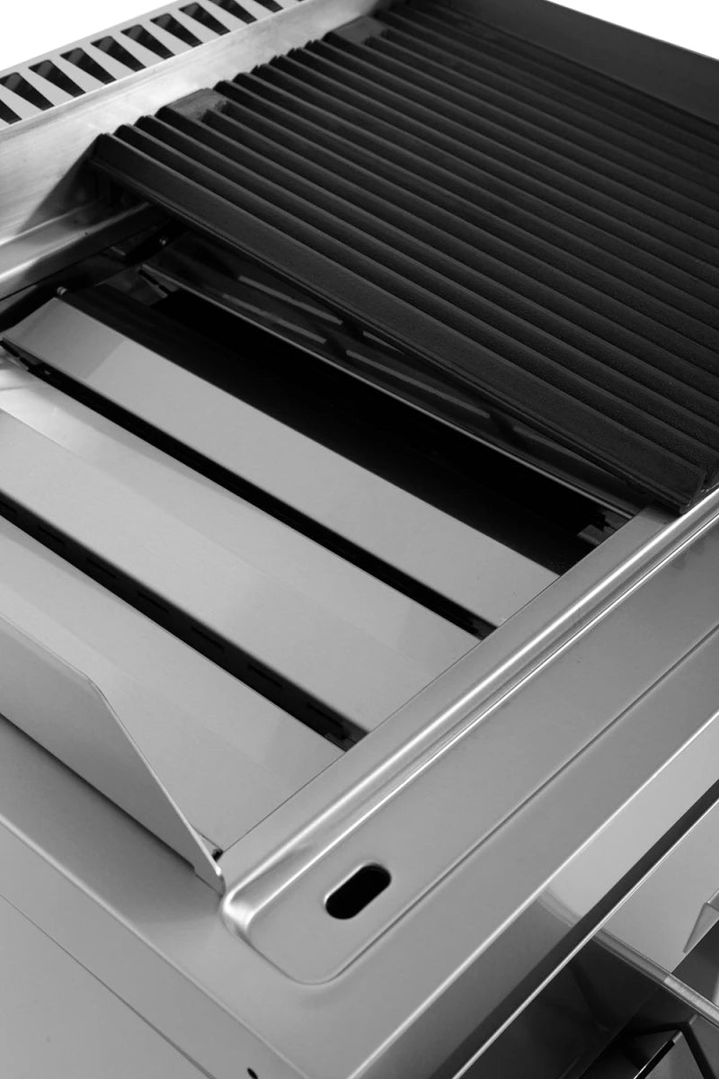 Gas Vapor Grill - 800x700x850/900 mm - 15 kW - Gastro-Bedarf24 GmbH