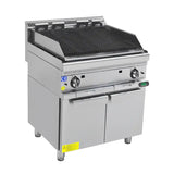 Gas-Wassergrill 700 - 800x700x270/850 mm - 24 kW - Gastro-Bedarf24 GmbH