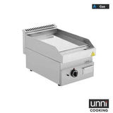 Gasgrillplatte – CHROM - 400x650x320 mm - 5,7 kW - Gastro-Bedarf24 GmbH
