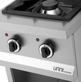 Gasherd - 400x700x850/900 mm - 13 kW - Gastro-Bedarf24 GmbH