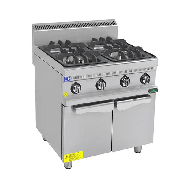 Gasherd mit 4 Brenner - 24,8 kW - Gastro-Bedarf24 GmbH