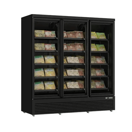 Gefrierschrank mit 3 Glastüren – 1530 Liter - Gastro-Bedarf24 GmbH