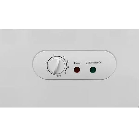 Gefriertruhe | 358L | Weiß/Edelstahl | -18°C bis -25°C | Statische Kühlung - Gastro-Bedarf24 GmbH