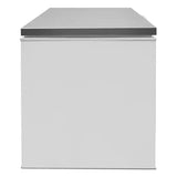 Gefriertruhe | 358L | Weiß/Edelstahl | -18°C bis -25°C | Statische Kühlung - Gastro-Bedarf24 GmbH