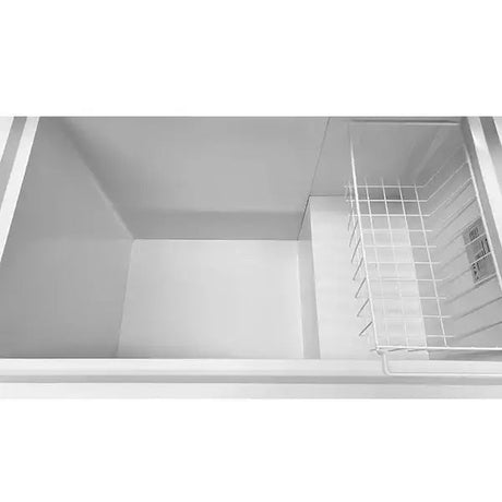 Gefriertruhe | 395L | Weiß/Edelstahl | -18°C bis -25°C | Statische Kühlung - Gastro-Bedarf24 GmbH