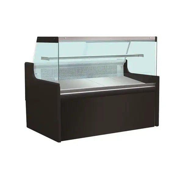 Gekühlte Fleischtheke – 1580 mm mit Einzelregal - Gastro-Bedarf24 GmbH