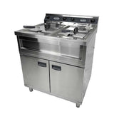 Elektro Fritteuse 2x12 Liter - 800x700x850 mm - 18 kW