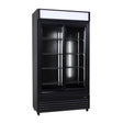 Getränkekühlschrank mit Glasschiebetüren - 780 Liter - 1120x595x2100 mm - inkl. Räder - Gastro-Bedarf24 GmbH