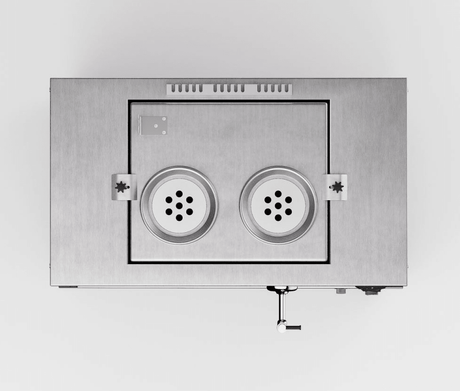 Hybrid Kupfer Teekocher - 20 Liter - 2,5 kW - inkl. 2 Kupfer-Teekannen - 570x380x600 mm - Gastro-Bedarf24 GmbH