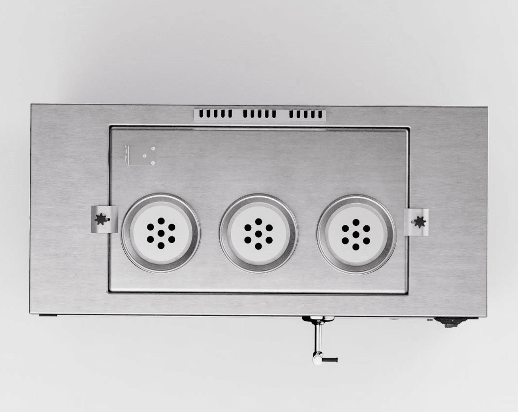 Hybrid Kupfer Teekocher - 30 Liter - 2,5 kW - inkl. 3 Kupfer-Teekannen - 730x380x600 mm - Gastro-Bedarf24 GmbH