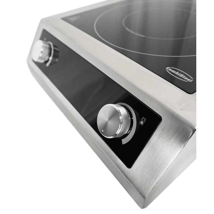 Induktionsherd 2 Zonen - Tischgerät - 408x700x145 mm - 7 kW - Gastro-Bedarf24 GmbH