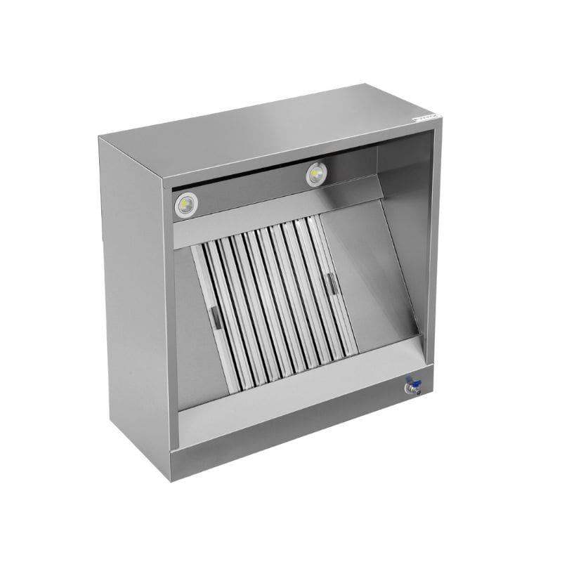 Kastenhaube - B1000xT1100xH400 - mit Filter & Lampe - Gastro-Bedarf24 GmbH