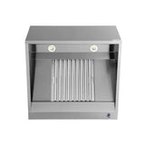 Kastenhaube - B1000xT1100xH400 - mit Filter & Lampe - Gastro-Bedarf24 GmbH
