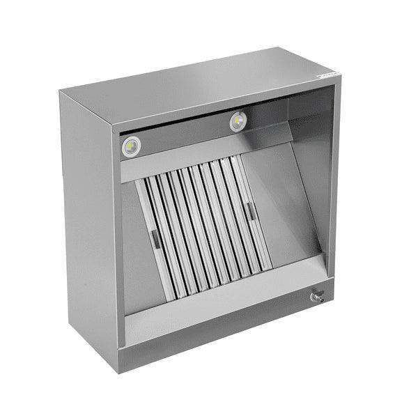 Kastenhaube - B1000xT950xH400 - mit Filter & Lampe - Gastro-Bedarf24 GmbH