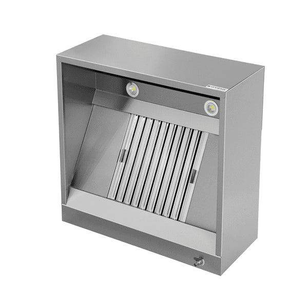 Kastenhaube - B1000xT950xH400 - mit Filter & Lampe - Gastro-Bedarf24 GmbH