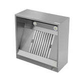 Kastenhaube - B1000xT950xH400 - mit Filter & Lampe - Gastro-Bedarf24 GmbH
