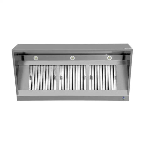 Kastenhaube - B2000xT950xH400 - mit Filter & Lampe - Gastro-Bedarf24 GmbH
