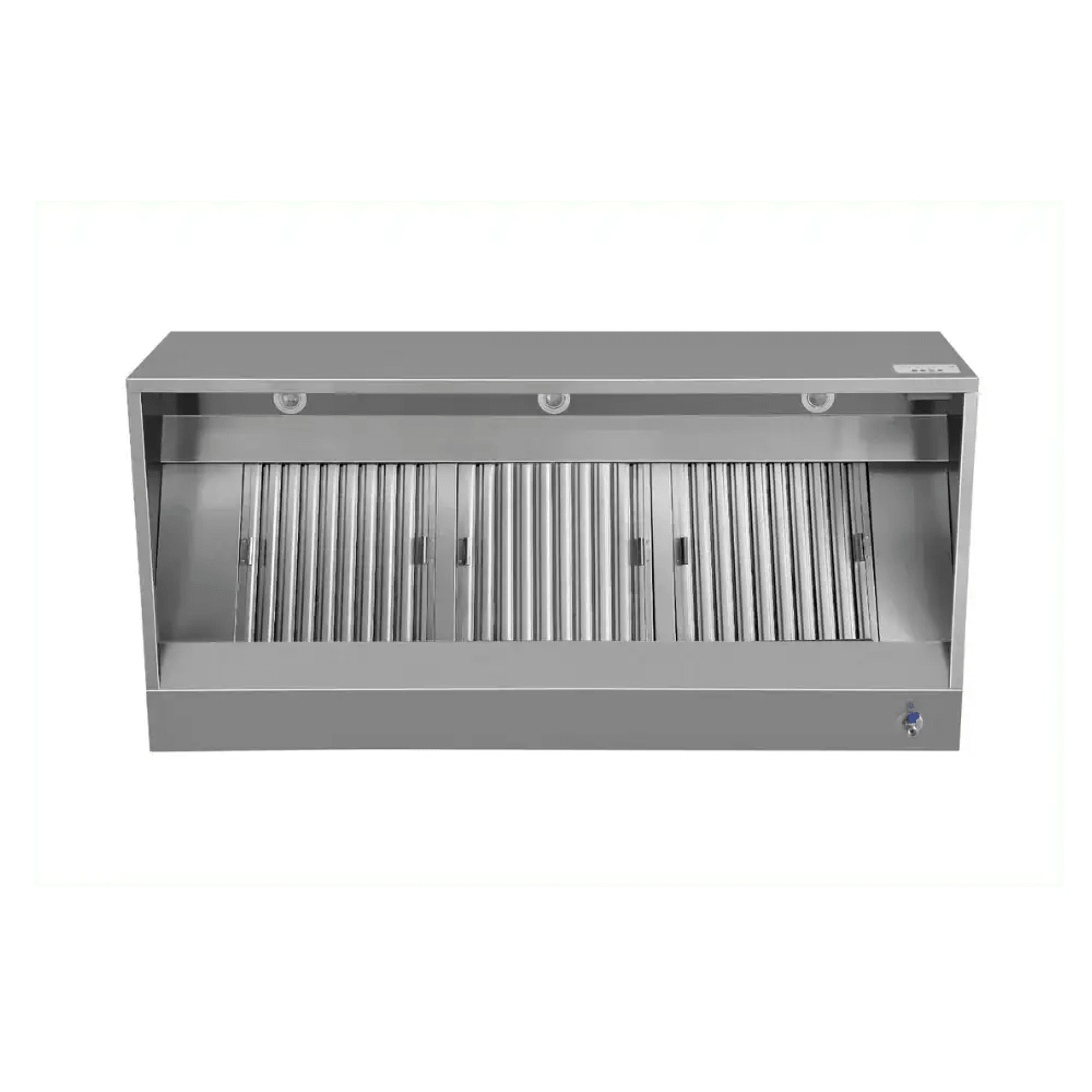 Kastenhaube - B2000xT950xH520 - mit Motor, Regler, Filter & Lampe - Gastro-Bedarf24 GmbH