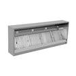 Kastenhaube - B2400xT1100xH400 - mit Filter & Lampe - Gastro-Bedarf24 GmbH