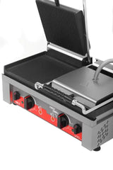 Kontaktgrill - 560x440x300mm - 3,5 kW - Gastro-Bedarf24 GmbH