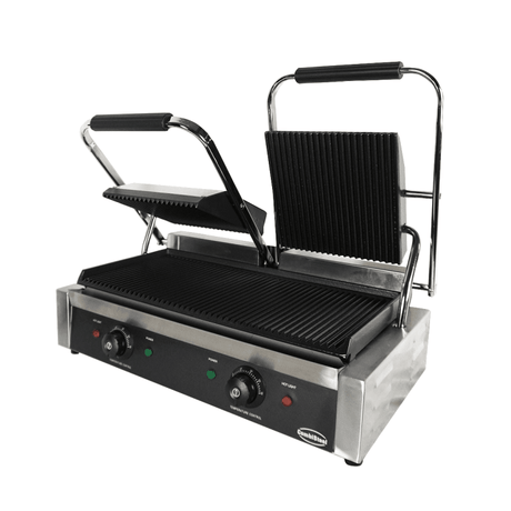 Kontaktgrill - 580x410x190 mm - 3,6 kW - Gastro-Bedarf24 GmbH