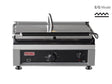 Kontaktgrill / Oben Gerillt / Unten Glatt / 3 kW / Tischgrill / Paninimaker - Gastro-Bedarf24 GmbH