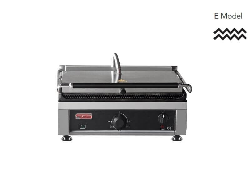 Kontaktgrill / Oben / Unten Gerillt / 2,5 kW / Tischgrill / Paninimaker