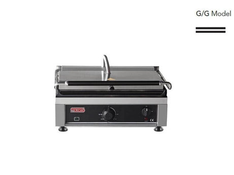 Kontaktgrill / Oben / Unten Glatt / 2,1 kW / Tischgrill / Paninimaker - Gastro-Bedarf24 GmbH