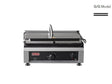 Kontaktgrill / Oben / Unten Glatt / 2,75 kW / Tischgrill / Paninimaker - Gastro-Bedarf24 GmbH