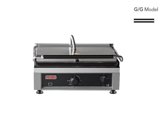 Kontaktgrill / Oben / Unten Glatt / 2,75 kW / Tischgrill / Paninimaker - Gastro-Bedarf24 GmbH