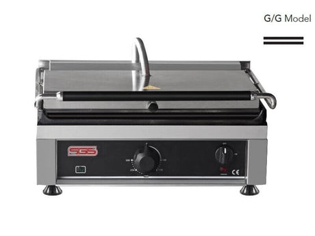 Kontaktgrill / Oben / Unten Glatt / 3 kW / Tischgrill / Paninimaker - Gastro-Bedarf24 GmbH