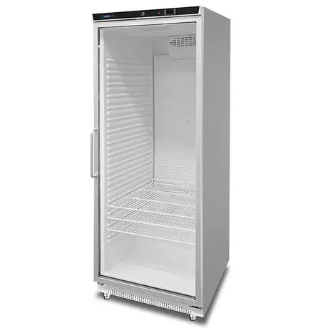 Kühlschrank | 630 l | Weiß + Glas | +2 °C/+8 °C | Umluft | 775 x 735 x 1920 mm - Gastro-Bedarf24 GmbH