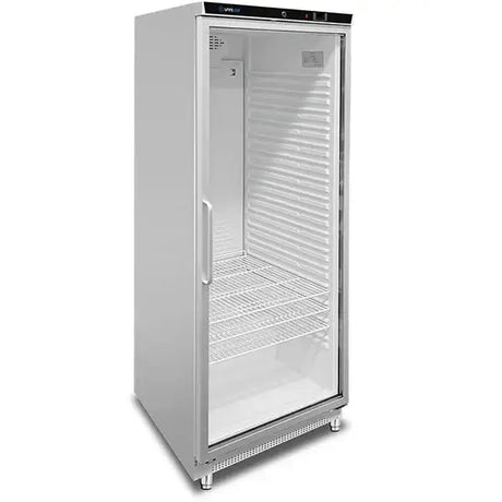 Kühlschrank | 630 l | Weiß + Glas | +2 °C/+8 °C | Umluft | 775 x 735 x 1920 mm - Gastro-Bedarf24 GmbH