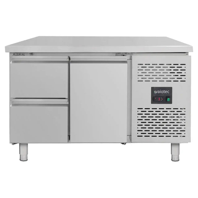 Kühltisch / 1 Tür & 2 Schubladen - Monoblock, 1360 x 700 mm - Gastro-Bedarf24 GmbH