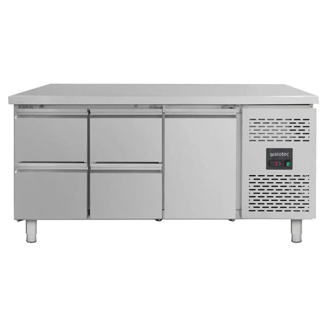 Kühltisch / 1 Tür & 4 Schubladen - Monoblock, 1795 x 700 mm - Gastro-Bedarf24 GmbH
