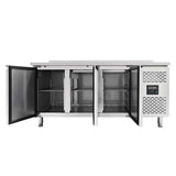 Kühltisch / 3-türig inkl. Aufkantung - Monoblock, 1795 x 700 mm - Gastro-Bedarf24 GmbH
