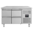 Kühltisch / 4 Schubladen - Monoblock, 1360 x 700 mm - Gastro-Bedarf24 GmbH