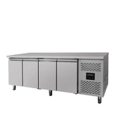 Kühltisch / 4-türig, 2230 x 600 mm - Gastro-Bedarf24 GmbH