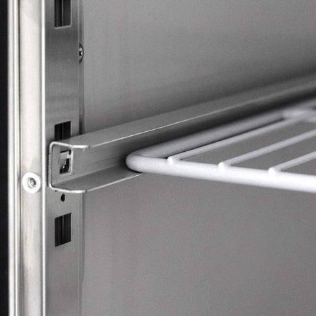 Kühltisch / 4-türig inkl. Aufkantung - Monoblock, 2230 x 700 mm - Gastro-Bedarf24 GmbH
